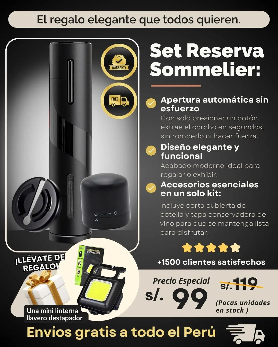 Set Reserva Sommerlier 3 en 1 + Regalo