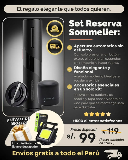 Set Reserva Sommerlier 3 en 1 + Regalo